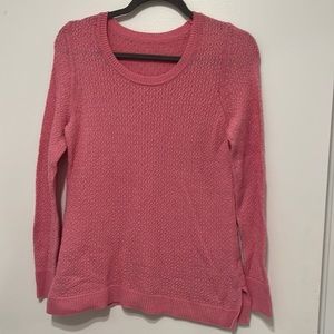 Talbots- Pink-Sweater-Long Sleeved. Light weight